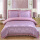 提花床裙：华丽城堡-粉紫