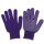 紫色PVC点胶手套