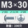 M3*30(200只/镀白锌)