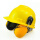 （黄色国标ABS）安全帽以勒0505型耳罩