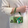 绿色小恐龙零钱包手机壳+手提