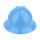 浅蓝色 V型安全帽