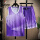 JYZJ-1045紫色(上衣+短袖)