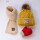 黄色 加绒72标帽+米巾+红手套