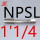 【成量】NPS L 1*1/4-11.5