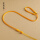 1.5MM b线挂绳款--姜黄色