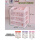 粉色3层+梯形收纳 送贴纸 PVC贴纸无需剪裁