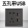 五孔双USB