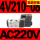 4V210-08A ( AC220V )