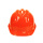 三筋透气ABS安全帽橙色可定制