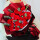 M款19朵红色康乃馨花束