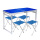 单桌+4个布凳（蓝色）