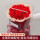 19朵红色康乃馨花束小香风