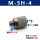 M-5H-4/牙M5接4*2.5气管 铜