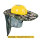 黄色风扇帽+升级迷彩透气遮阳帽