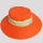 环卫帽：(盆帽-橘色)