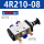4R210-08-配8MM气管接头和1分消声器
