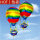 横纹彩虹热气球 10个