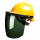 （灰色）面罩+三筋透气（黄色）安全帽