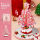 粉色圣诞树 灯光+音乐盒  900PCS