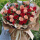33朵卡布奇诺红玫瑰