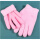 粉色硅胶保湿手套
