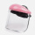 粉色顶铝包边防护面罩