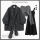 灰色毛衣+黑色连衣裙 两件套