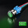 16MM平头环形+电源灯绿色（送插件）
