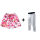DK97粉色+七分白色紧身裤