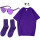 紫色 三件套