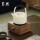 苏打釉平川壶（880ml）+胡桃木茶炉