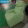 浅绿色耐磨皮单独沙发