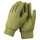 1双绿色绒布手套