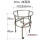 60CM加高特厚带轮桶架汤桶车 加高离地40厘米