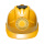 风扇帽-(太阳能+充电)-黄色