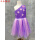 紫色紫裙单肩