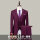 A紫红色单扣(西服+西裤)+7件礼品