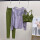 1673CY紫长袖+Q01绿文胸+Q02绿长裤