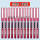 【12支/盒装】全针管直液笔-0.5红-S657