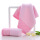 窗花毛巾粉色