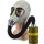 灰色防毒面具+0.5米导气管