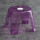 水晶紫圆凳（坐高27cm）