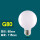G80奶白玻璃灯泡6W