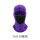 薄款网纱头套-紫色 冰丝高弹透