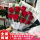 11朵红玫瑰尤加利叶花束
