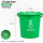 绿色10升圆桶带盖+提手+滤网