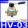 HV-03带外径10mm气管螺纹直通