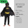 黑色蝙蝠侠连体衣+头套披风+腰