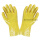 黄色浸塑手套：3双